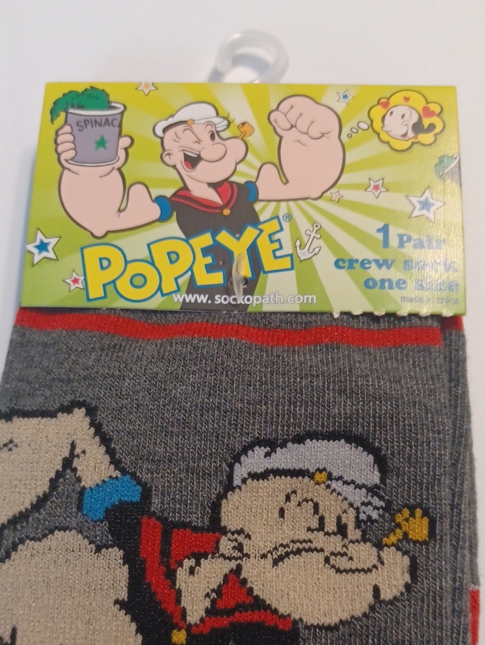 Popeye Socks - Picture 2 of 4